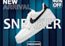 give you premium style sneaker promo banner